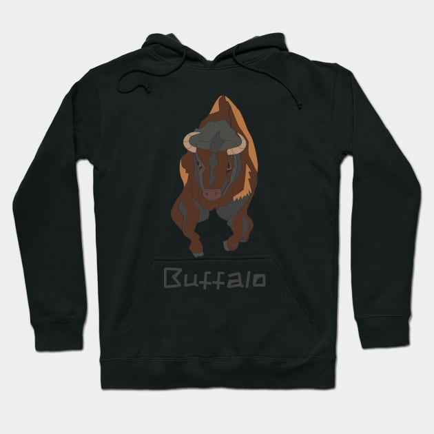 Buffalo Hoodie by Alekvik